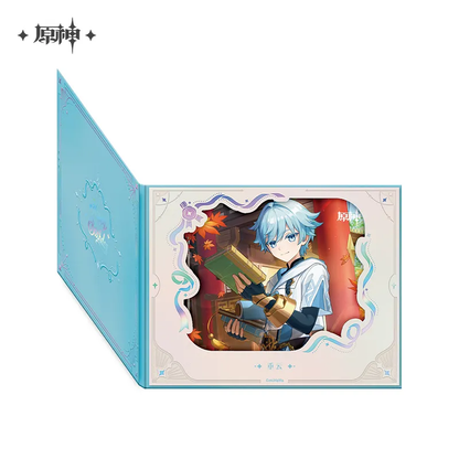 Genshin Impact The Day of Destiny Series Flip Page Window Shikishi Cardboard 2025