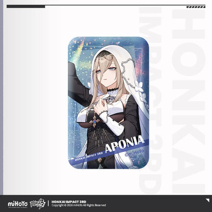 Flame Chasers Series Character Badge Honkai Impact 3rd Aponia ACG Go Anime www.acg-go.com Badge