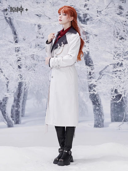 Frost and Flame Series Fatui Harbinger Impression Long Coat