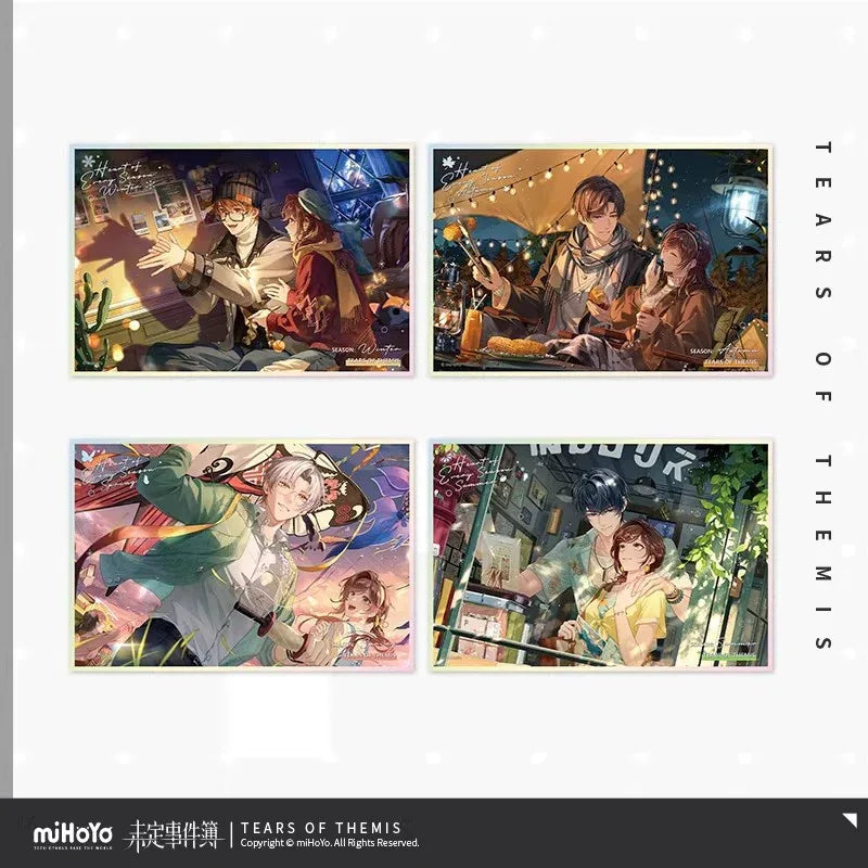 Tears of Themis Heart of Every Seasons Series PET Shikishi Cardboard Luke Pearce ACG Go Anime www.acg-go.com Artem Wing, Cardboard, Luke Pearce, Marius von Hagen, Tears of Themis, Vyn Richter