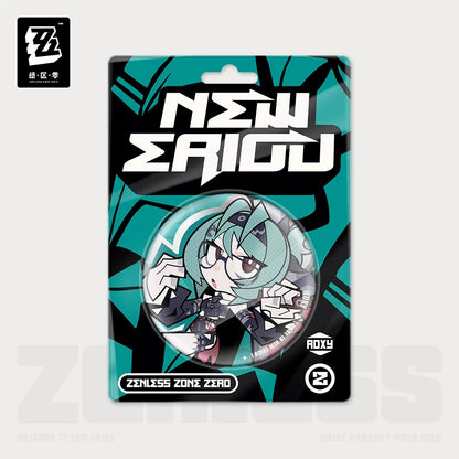 Zenless Zone Zero New Eridu Series Flint Workshop Chibi Tinplate Badge