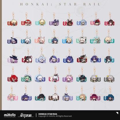 Pom-Pom Exhibition Series Acrylic Keychain