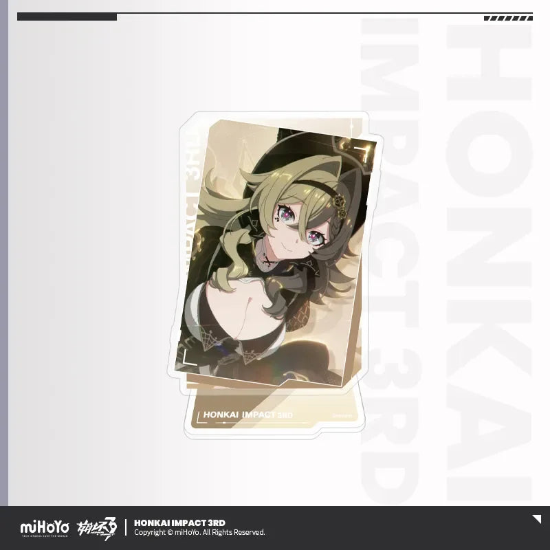 Animated Video Clip CG Acrylic Stand Honkai Impact 3rd Vill-V ACG Go Anime www.acg-go.com Aponia, Eden, Elysia, Griseo, Honkai Impact 3rd, Hua, Kalpas, Kevin, Kosma, Mobius, Pardofelis, Sakura, Stand, Su, Vill-V