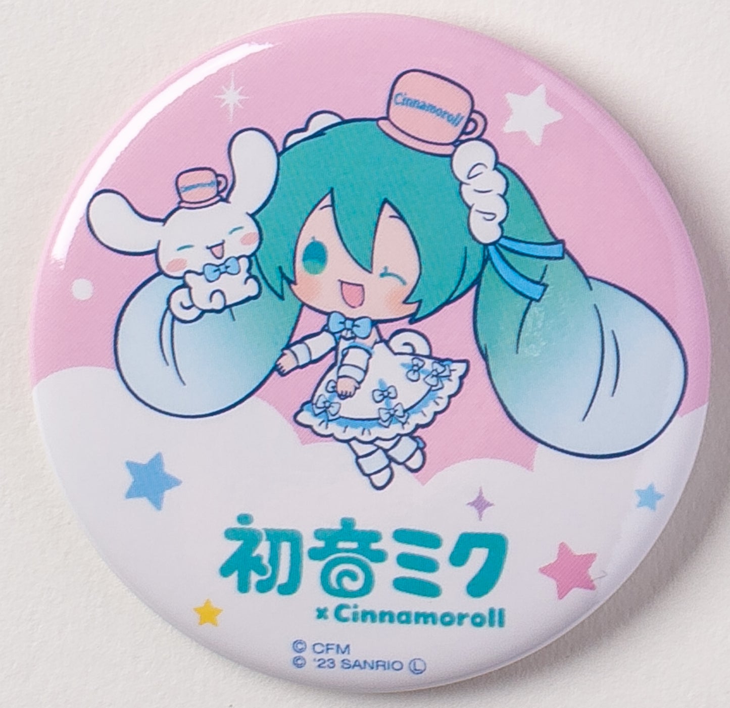 HATSUNE MIKU X Cinnamoroll Badge