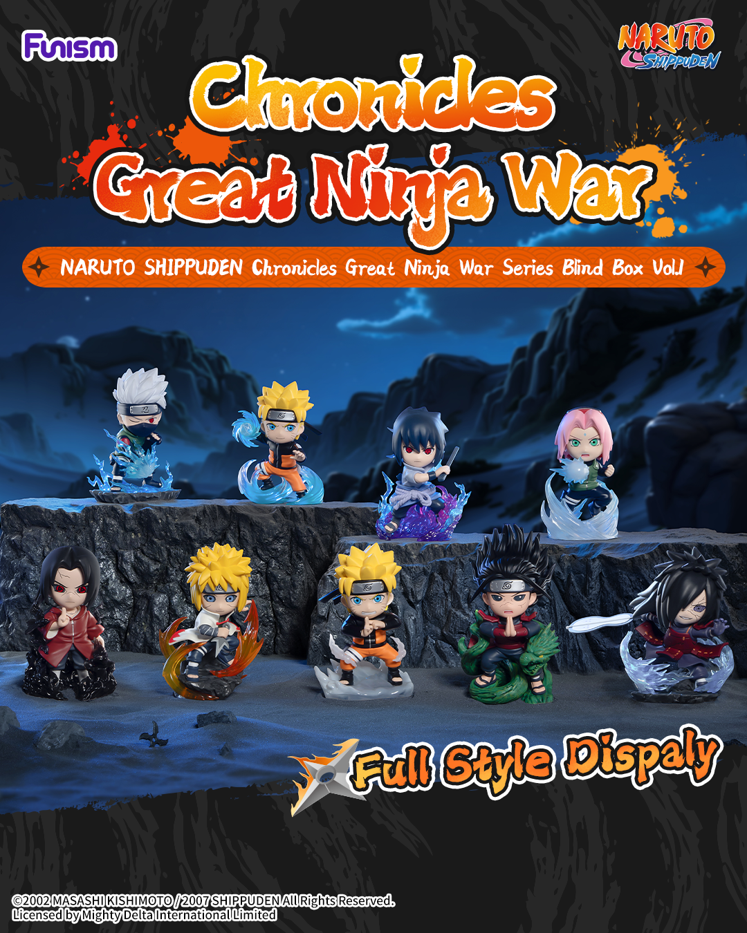 NARUTO SHIPPUDEN Chronicles Great Ninja War Series Blind Box Vol.1