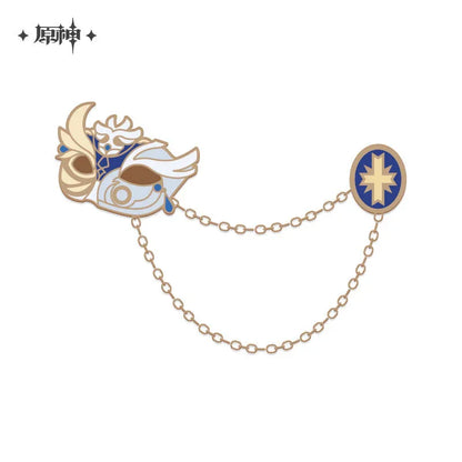 Artifacts Metal Brooch Noblesse Oblige Genshin Impact Royal Masque ACG Go Anime www.acg-go.com Artifacts, Badge