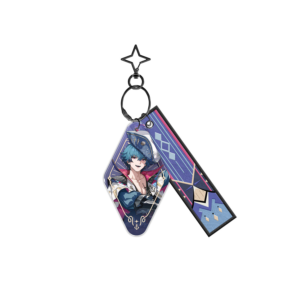 resonator theme embroidered keychain ACG GO