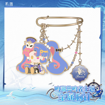 resonator theme metal brooch ACG GO