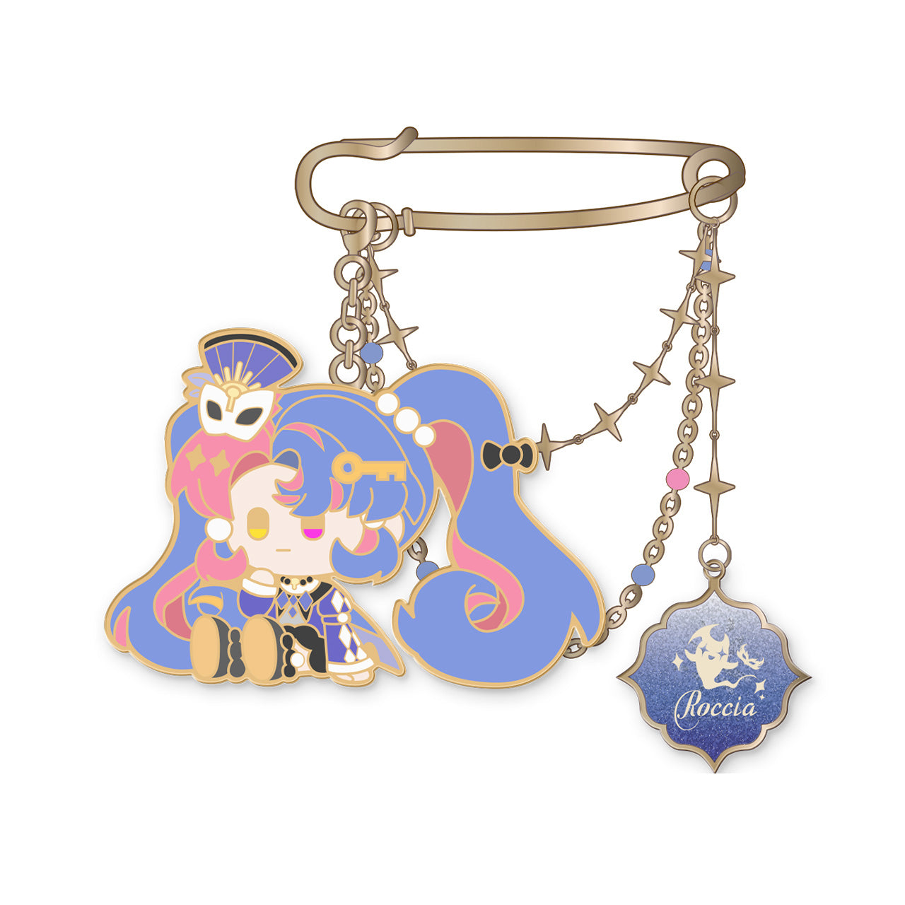 resonator theme metal brooch ACG GO