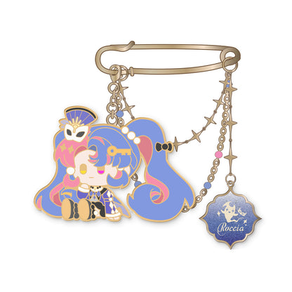 resonator theme metal brooch ACG GO