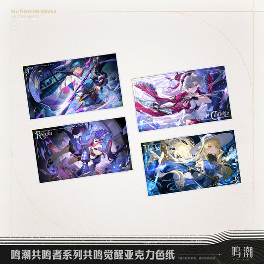 resonator theme resonance awakening acrylic cardboard ACG GO