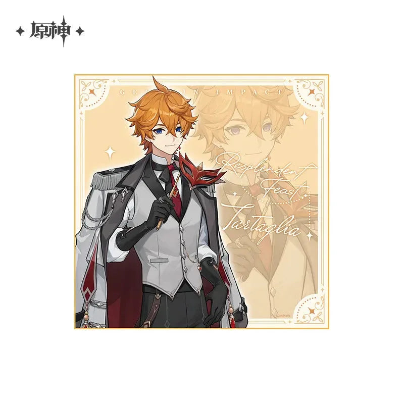 Resplendent Feast Series Tartaglia Merch Genshin Impact Multi-Functional Storage Cloth ACG Go Anime www.acg-go.com Apparel, Badge, Office Supply, Ornament, spo-default, spo-enabled, spo-notify-me-enabled, Stand, Tartaglia