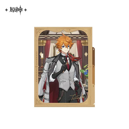 Resplendent Feast Series Tartaglia Merch Genshin Impact Folder ACG Go Anime www.acg-go.com Apparel, Badge, Office Supply, Ornament, spo-default, spo-enabled, spo-notify-me-enabled, Stand, Tartaglia