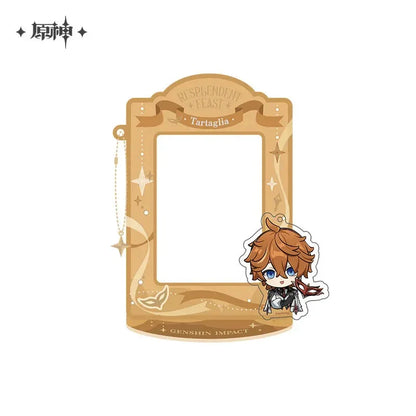 Resplendent Feast Series Tartaglia Merch Genshin Impact Chibi Magnetic Acrylic Frame Stand ACG Go Anime www.acg-go.com Apparel, Badge, Office Supply, Ornament, spo-default, spo-enabled, spo-notify-me-enabled, Stand, Tartaglia