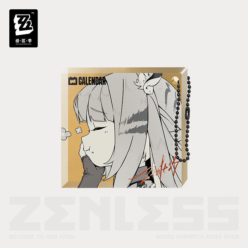 Zenless Zone Zero Time Signal Research Series Thick Acrylic Keychain Vol.2