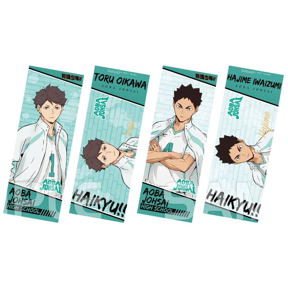 Laser Ticket Set Haikyu!! Toru Oikawa & Hajime Iwaizumi ACG Go Anime www.acg-go.com Art Decor