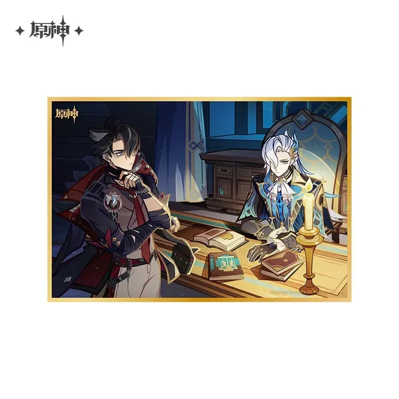 Floating World Under the Moonlight Series Acrylic Shikishi Card Board Genshin Impact To the Stars Shining in the Depths ACG Go Anime www.acg-go.com Art Decor, Cardboard, Shikishi