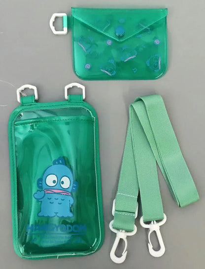 Card Holder Bag Set Sanrio Characters Kuromi ACG Go Anime www.acg-go.com Badtz-Maru, Card Package, Cinnamoroll, Clear Bag, Hangyodon, Hello Kitty, Kuromi, My Melody, Office Supply, Pochacco, Pompom Purin, Sanrio