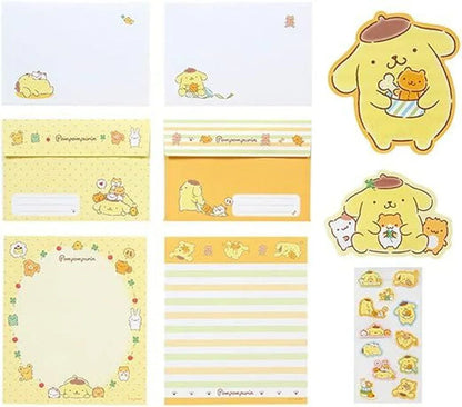 Sanrio Character Letter Set Hello Kitty ACG Go Anime www.acg-go.com Cinnamoroll, Hello Kitty, Kuromi, Pompom Purin, Sanrio, Stationary