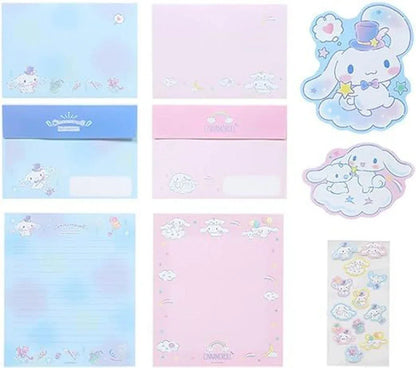 Sanrio Character Letter Set Hello Kitty ACG Go Anime www.acg-go.com Cinnamoroll, Hello Kitty, Kuromi, Pompom Purin, Sanrio, Stationary