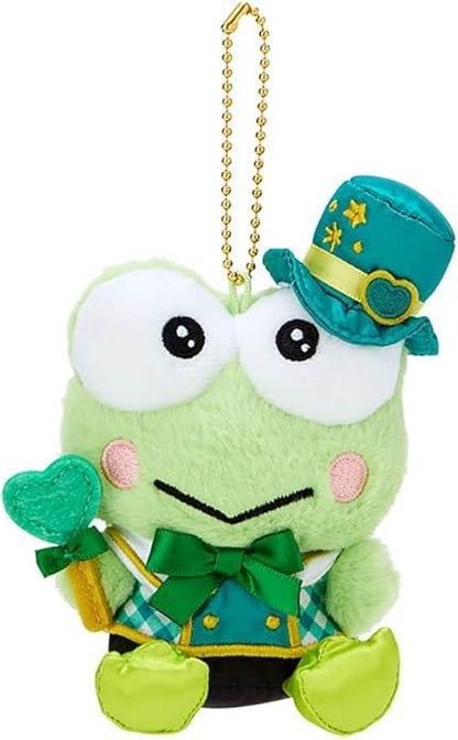 Love Magic Plaid Costume Plush Pendant Sanrio Characters Keroppi ACG Go Anime www.acg-go.com Badtz-Maru, Cinnamoroll, Cogimyun, Corocorokuririn, Gudetama, Hanamaruobake, Hangyodon, Hello Kitty, Keroppi, KIRIMIchan., Kuromi, Little Twin Stars, My Melody, My Sweet Piano, Pekkle, Pendant & Keychain, Plush, Pochacco, Pompom Purin, Sanrio, Tuxedo Sam, U*SA*HA*NA, Wish Me Mell