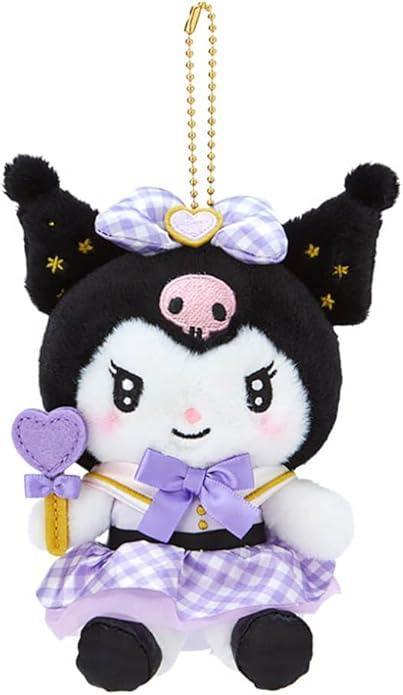 Love Magic Plaid Costume Plush Pendant Sanrio Characters Kuromi ACG Go Anime www.acg-go.com Badtz-Maru, Cinnamoroll, Cogimyun, Corocorokuririn, Gudetama, Hanamaruobake, Hangyodon, Hello Kitty, Keroppi, KIRIMIchan., Kuromi, Little Twin Stars, My Melody, My Sweet Piano, Pekkle, Pendant & Keychain, Plush, Pochacco, Pompom Purin, Sanrio, Tuxedo Sam, U*SA*HA*NA, Wish Me Mell