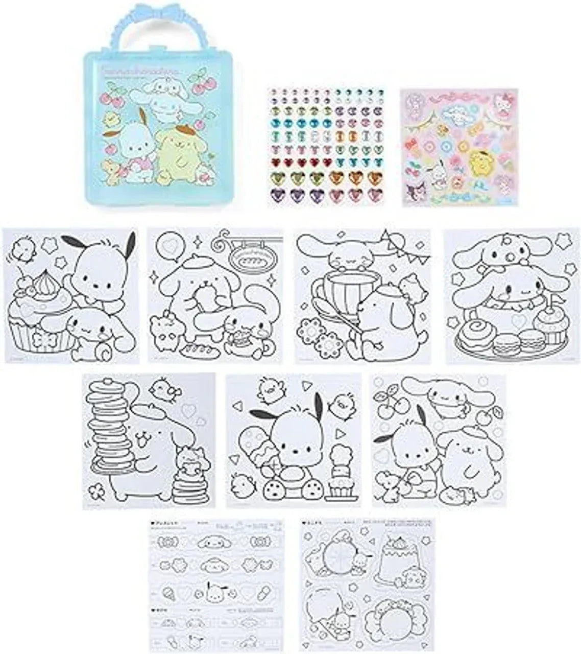 Sanrio Stamp Stickers A ACG Go Anime www.acg-go.com Sanrio, Sticker