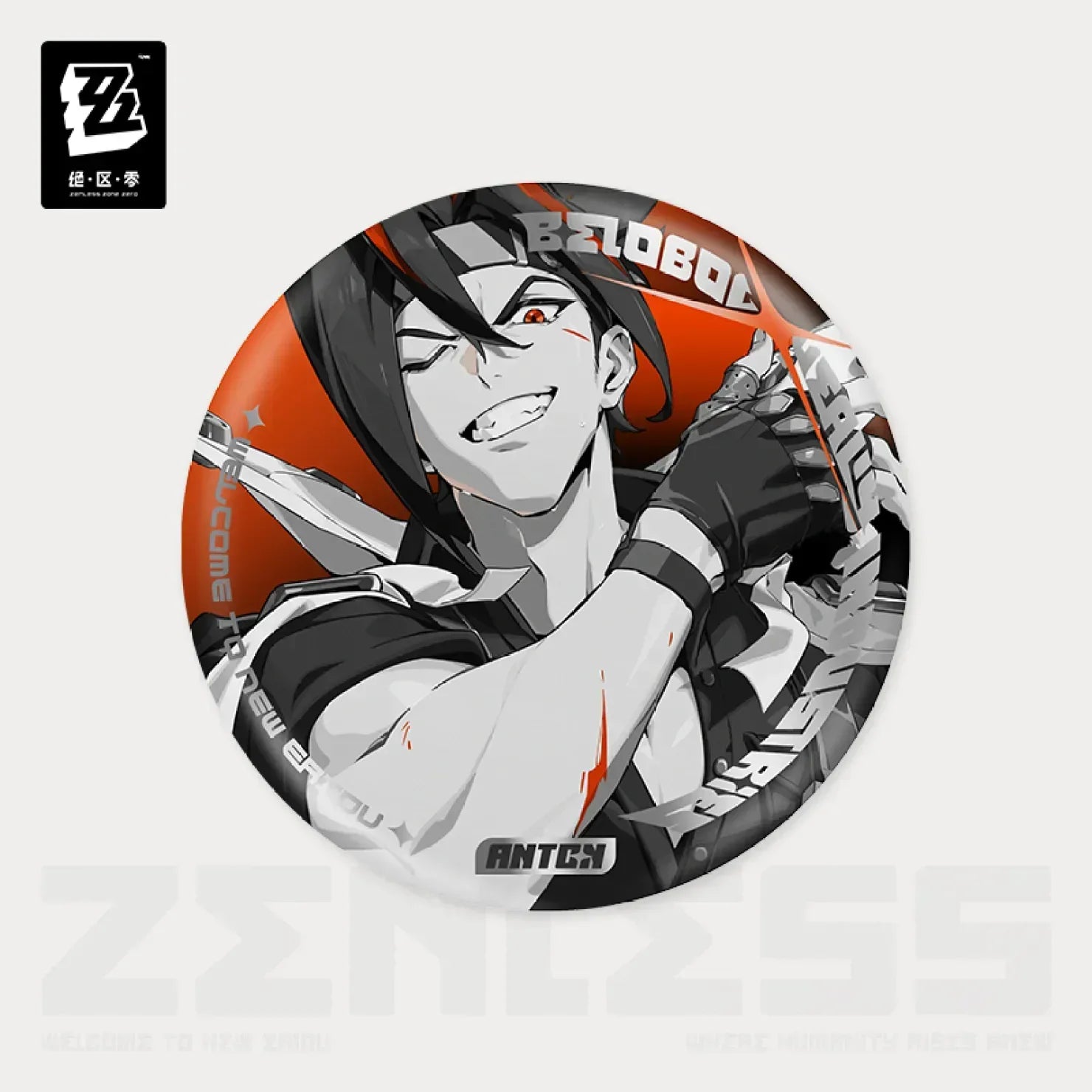Zenless Zone Zero Cinema Series Reflective Badge Belobog Heavy Industries Anton Ivanov ACG Go Anime www.acg-go.com Anton Ivanov, Badge, Ben Bigger, Grace Howard, Koleda Belobog