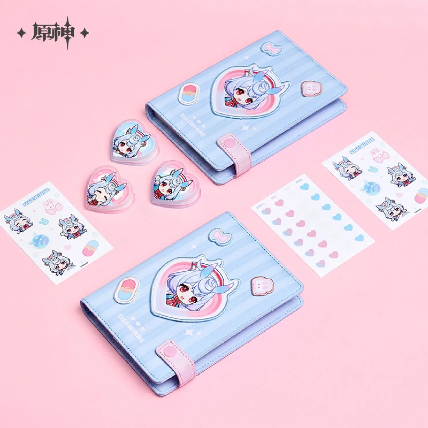 sigewinne daily thoughts notebook acrylic clip ACG GO
