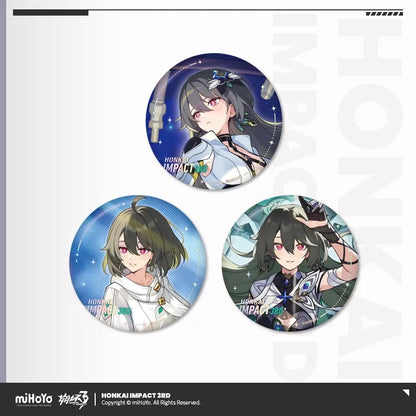 Stigmata Series Tinplate Badge Set Vol.2 Honkai Impact 3rd Lone Planetfarer ACG Go Anime www.acg-go.com Badge, Honkai Impact 3rd