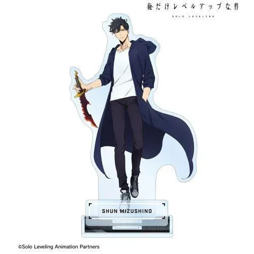 Solo Leveling Big Acrylic Stand (With Part) Teaser Visual ACG Go Anime www.acg-go.com Cha Haein, Solo Leveling, Stand, Sung Jinwoo, Teaser Visual
