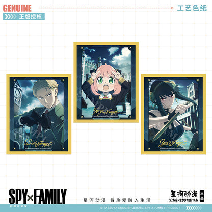 spy family retro series shikishi card board ACG GO