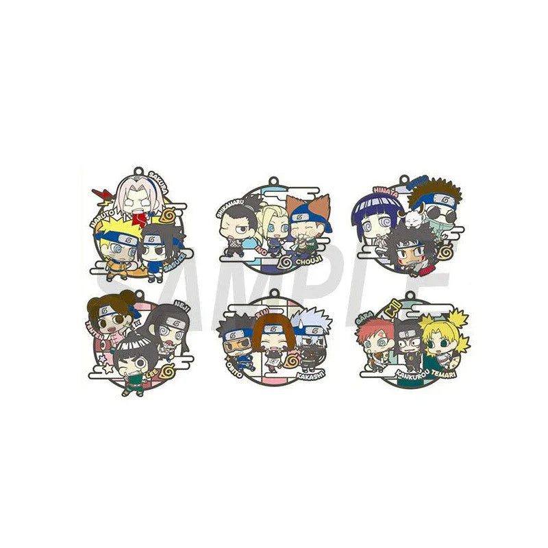 3-Man squad! Rubber Keychain Mystery Box Naruto Shippuden Random One ACG Go Anime www.acg-go.com Mystery Box