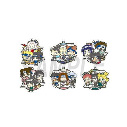 3-Man squad! Rubber Keychain Mystery Box Naruto Shippuden Random One ACG Go Anime www.acg-go.com Mystery Box