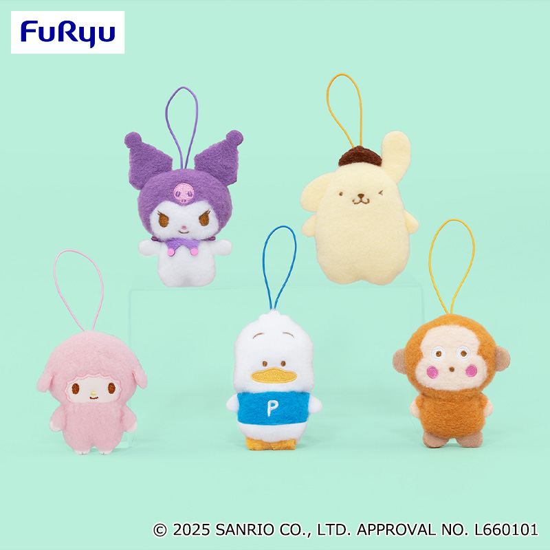 Furyu Sanrio Characters Fuwamoko Wappen Collection Mascot Part 2