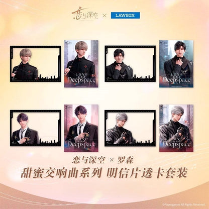 sweet symphony series transparent card postcard set ACG GO