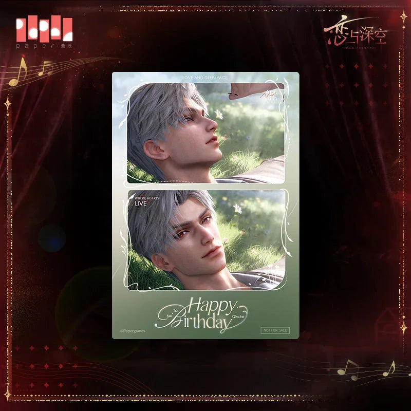 Sylus 2025 Happy Birthday Where Hearts Live Series Photo Card Love and Deepspace (Not For Sale) Sylus ACG Go Anime www.acg-go.com Photo Card, spo-cs-disabled, spo-default, spo-disabled, spo-notify-me-disabled, Sylus