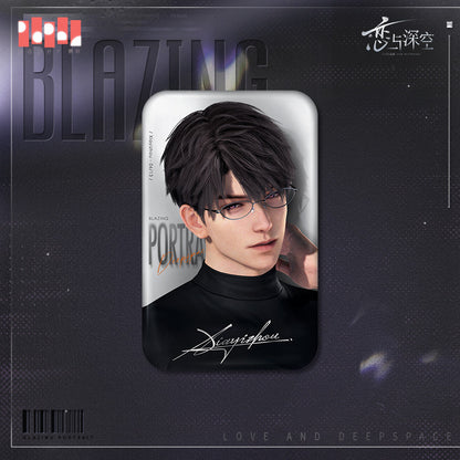 Love and Deepspace Blazing Portrait Series Square Tinplate Badge