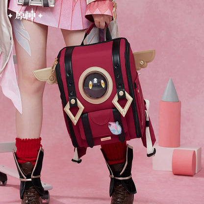 Genshin Impact Companion on a Rainy Night Linnea Backpack
