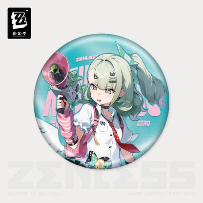 Zenless Zone Zero Artwork Series Angels of Delusion Tinplate Badge