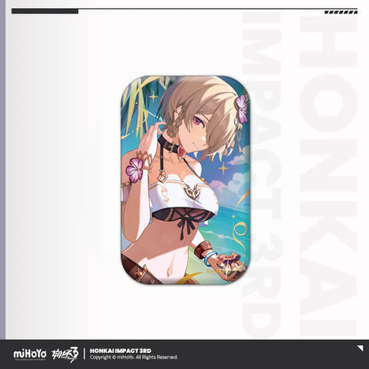 Birthday Greeting Series Tinplate Badge Honkai Impact 3rd