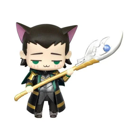 Chaoer Chibi Figure Super Heroes Marvel Loki ACG Go Anime www.acg-go.com Batman, Figure, Loki, Spider-Man, Thor