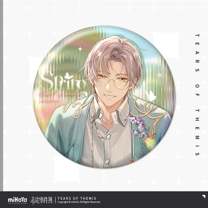 Tears of Themis Heart of Every Seasons Series Tinplate Badge Vyn Richter ACG Go Anime www.acg-go.com Artem Wing, Badge, Luke Pearce, Marius von Hagen, Tears of Themis, Vyn Richter