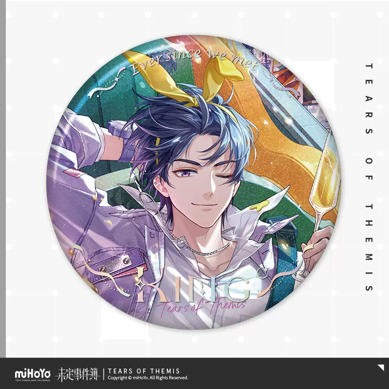 tears of themis 4th anniversary series tinplate badge ACG GO