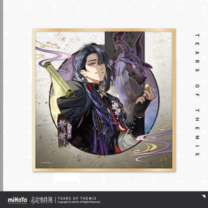 tears of themis omni spirits bureau dark fates series polyester gold sprinkled acrylic shikishi cardboard ACG GO