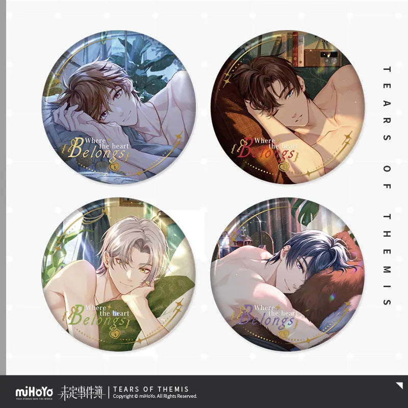 tears of themis where the heart series tinplate badge ACG GO