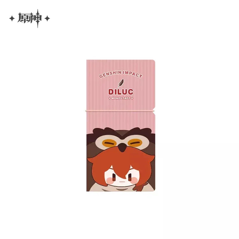 Genshin Impact Teyvat Zoo Theme Ticket Collection Booklet Diluc ACG Go Anime www.acg-go.com Amber, Diluc, Diona, Ganyu, Keqing, Office Supply, Tartaglia, Theme Artwork, Xiao