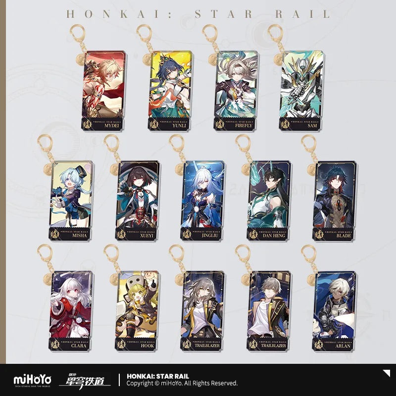 the destruction character warp artwork acrylic keychain ACG GO