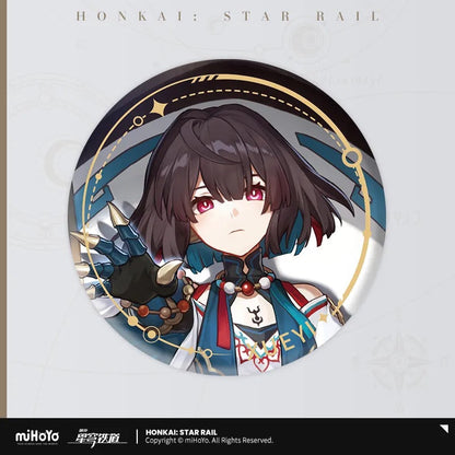 the destruction character warp artwork tinplate badge ACG GO