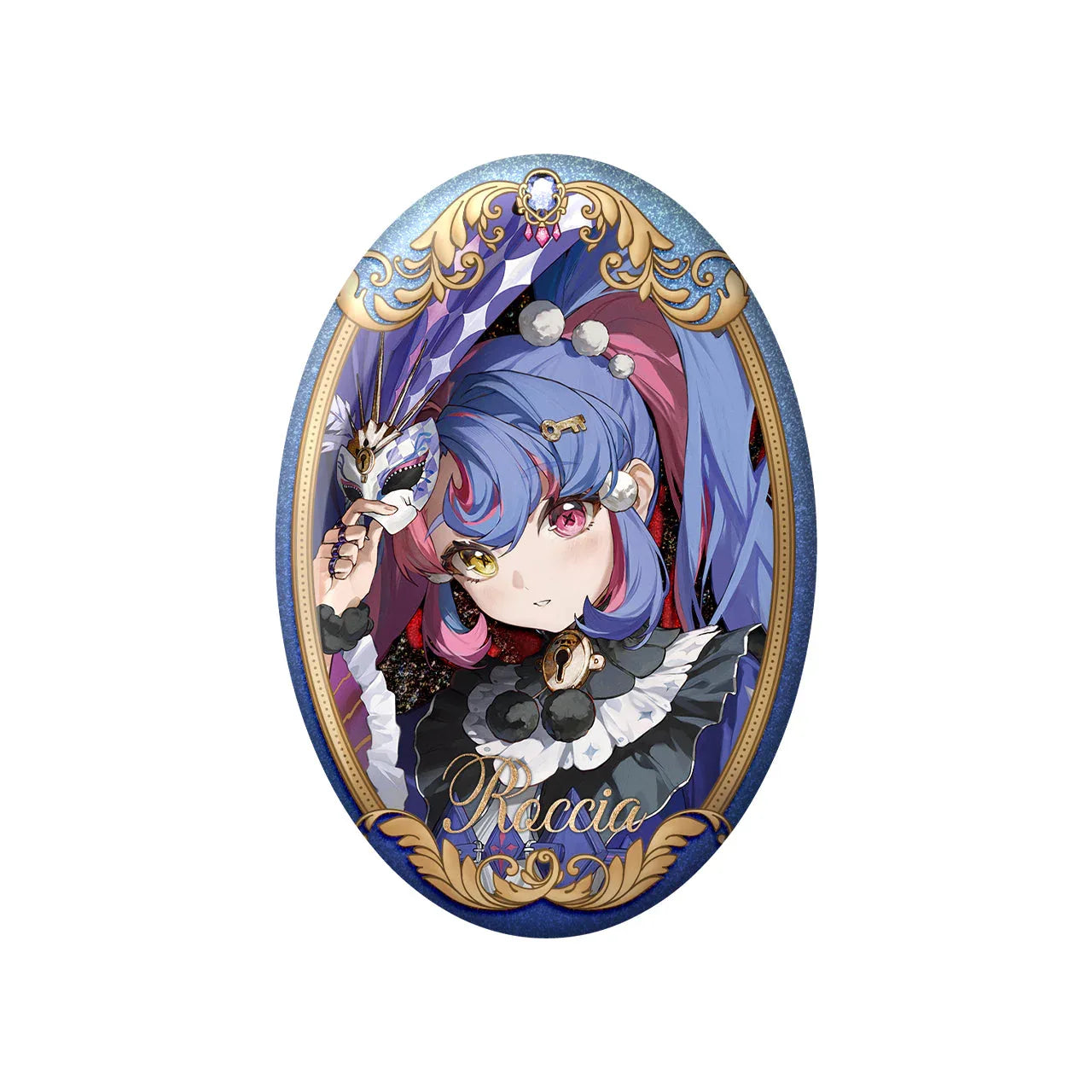 The Mask Series Badge Wuthering Waves Roccia ACG Go Anime www.acg-go.com Badge, Brant, Carlotta, Female Rover, Male Rover, Phoebe, Roccia, Zanni